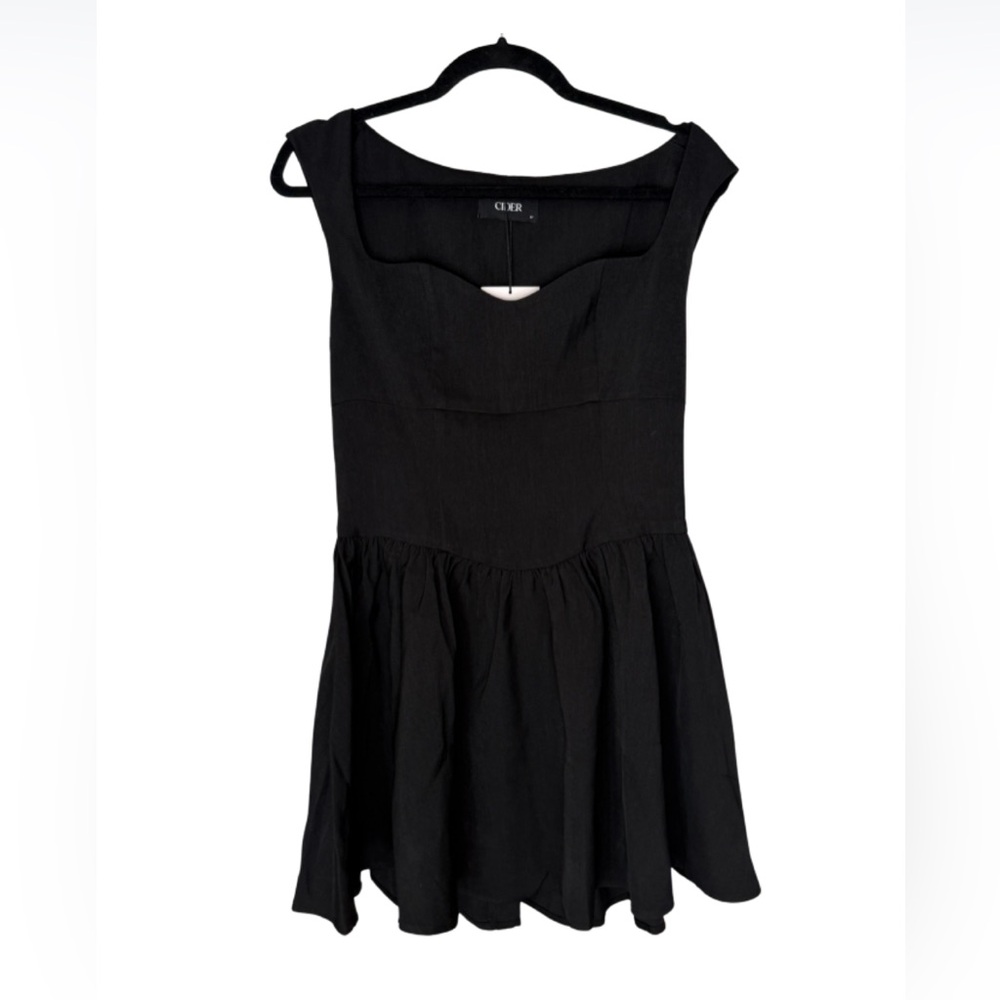 Cider Black Sleeveless Dress